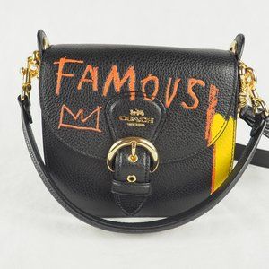 Coach Basquiat Kleo Shoulder Bag 17 Black Multi